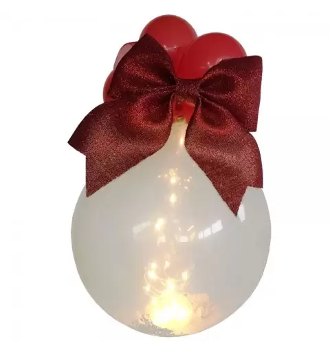 PALLONE DI NATALE LUMINOSO - KIT FAI DA TE