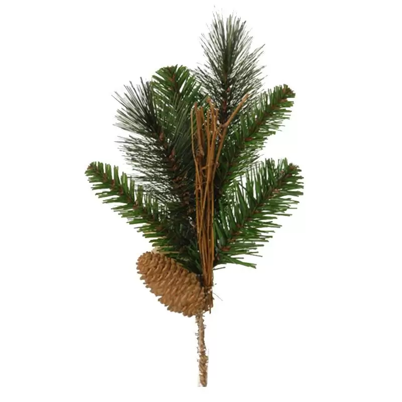 RAMO DI PINO CON PIGNE 6 T.33 CM  COD. XH363 - 5PZ