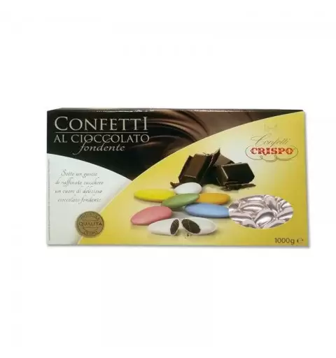 CONFETTI AL CIOCCOLATO FONDENTE - ARGENTO