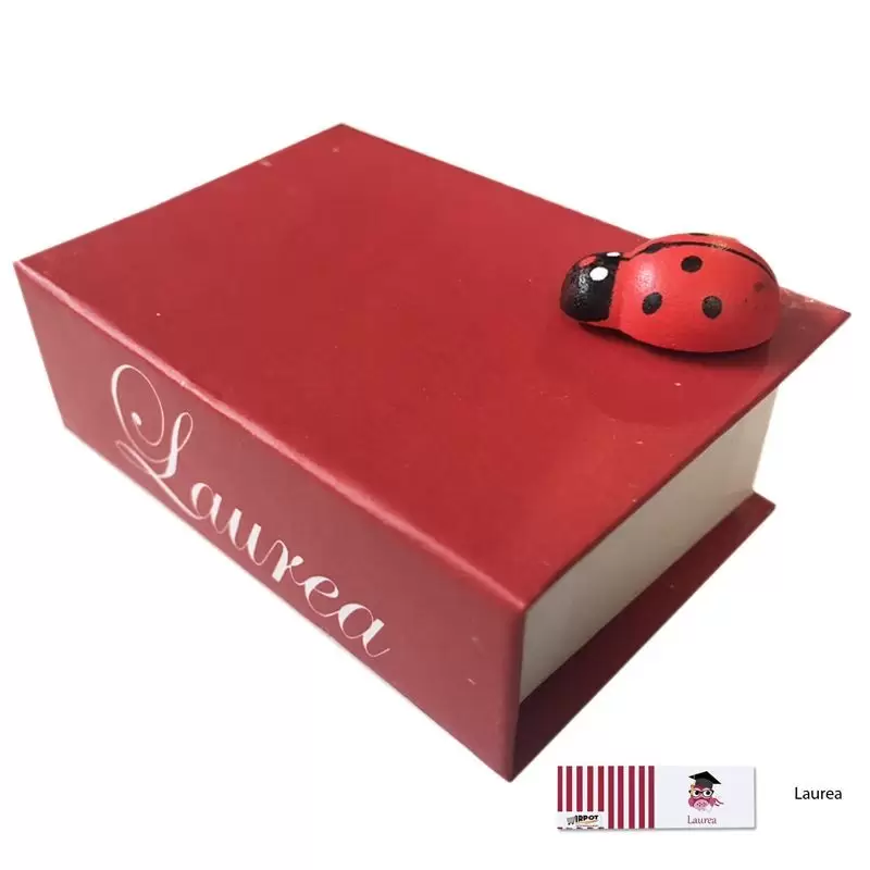 PORTACONFETTI LAUREA ROSSI LIBRETTI BSJ1683 24 PZ - KIT