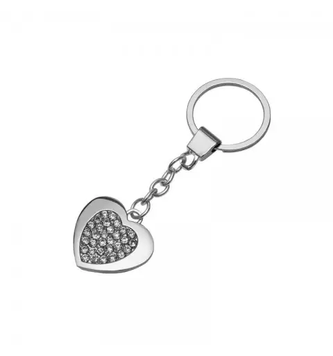 PORTACHAVI A CUORE CON STRASS PE078 10 PZ