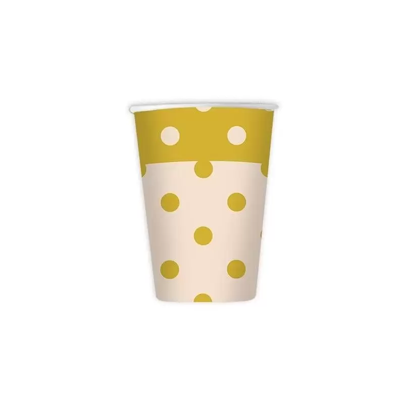 BICCHIERI ORO A POIS