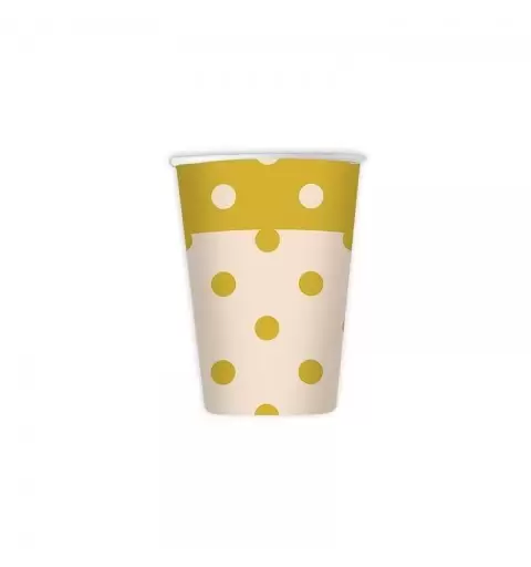 BICCHIERI ORO A POIS