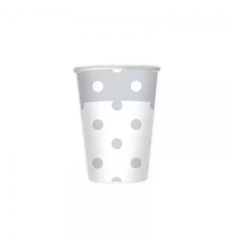 BICCHIERI A POIS ARGENTO