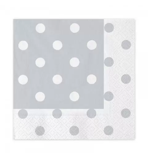 TOVAGLIOLI A POIS ARGENTO