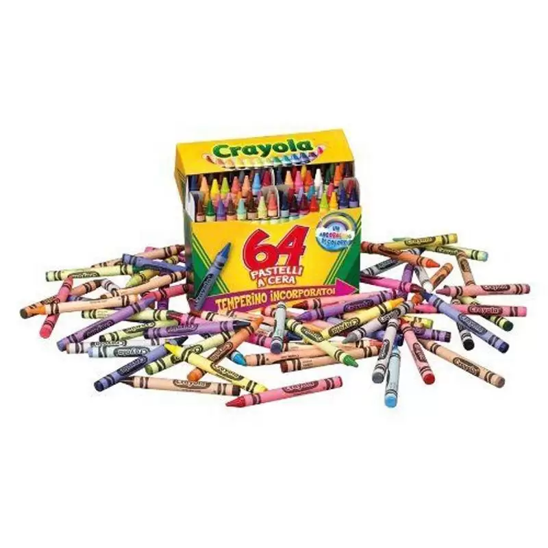 PASTELLI A CERA - 64 PZ
