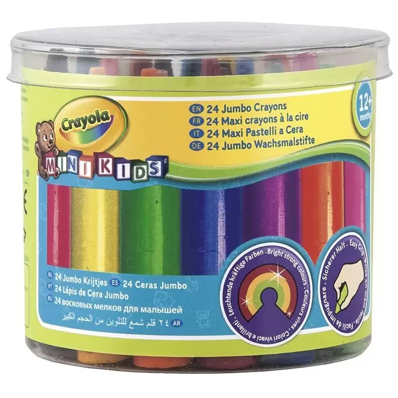 PASTELLI A CERA MAXI - 24 PZ