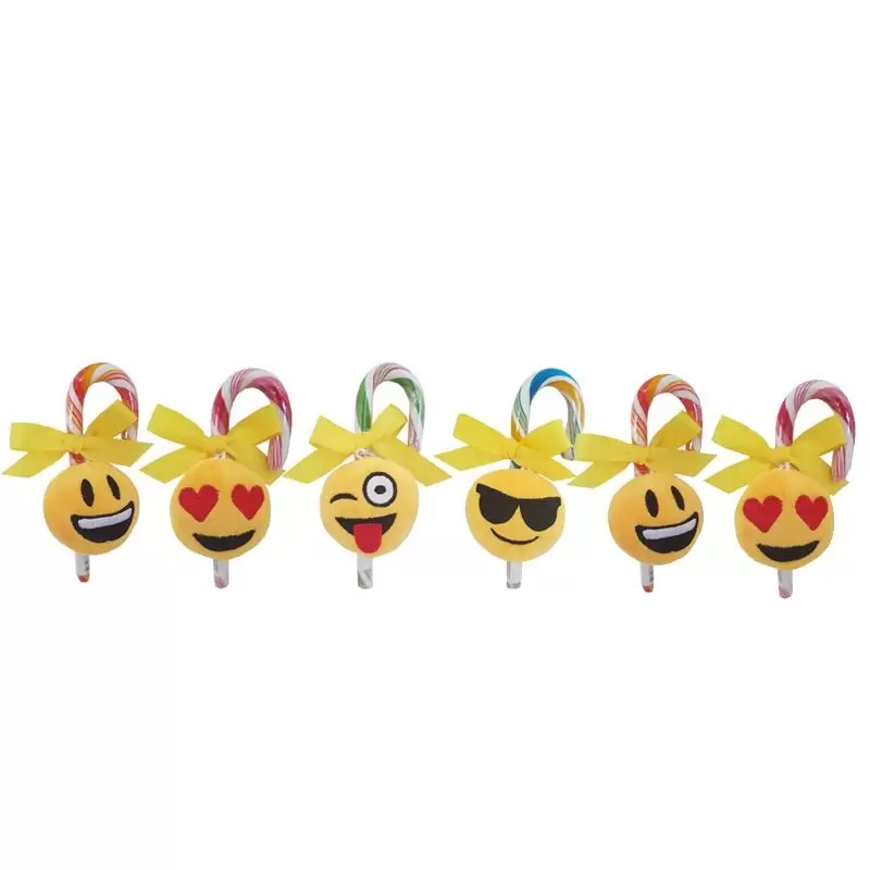 SEGNAPOSTO PORTACHIAVI EMOTICON CON LECCA LECCA CANDY CANE - KIT