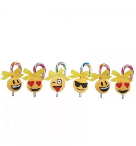 SEGNAPOSTO PORTACHIAVI EMOTICON CON LECCA LECCA CANDY CANE - KIT