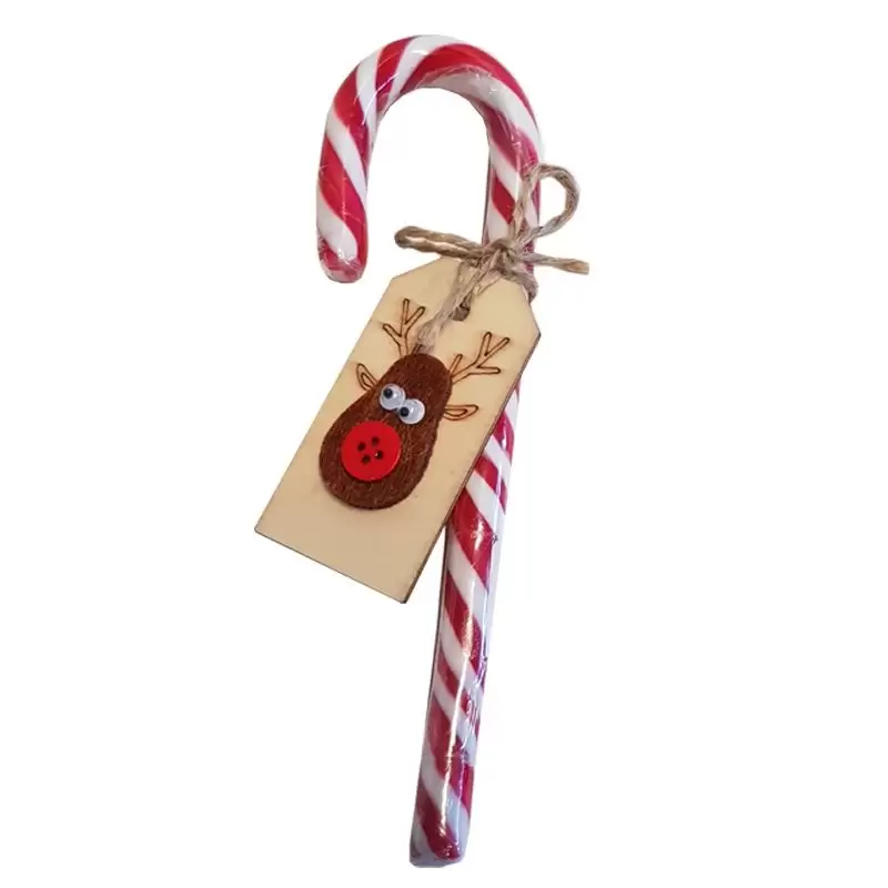 SEGNAPOSTO NATALIZIO CANDY CANE - KIT 6PZ