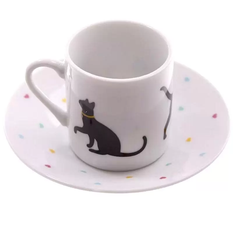 TAZZINE CON GATTO