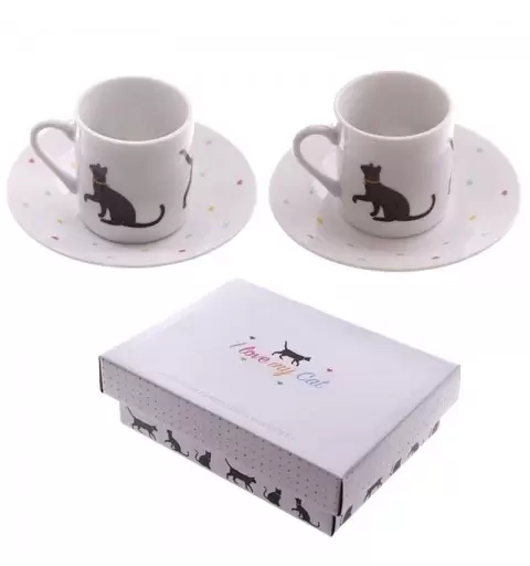 TAZZINE CON GATTO