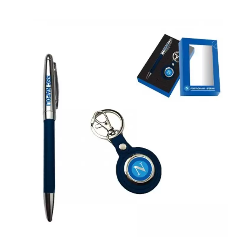 SET PORTACHIAVI E PENNA NAPOLI