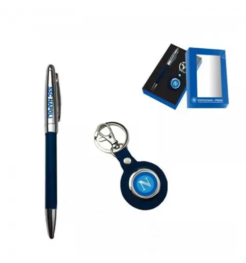 SET PORTACHIAVI E PENNA NAPOLI