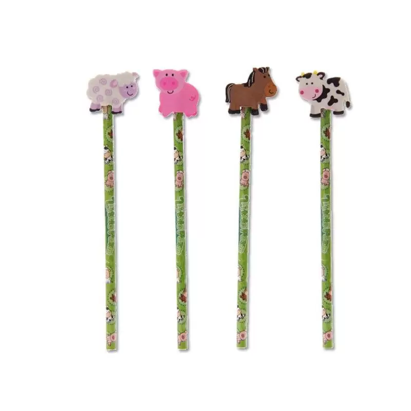 MATITA CON GOMMA E BIGLIETTINI COMPLEANNO - GADGET ORIGINALI PER FESTE