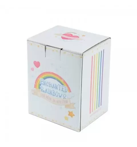 BARATTOLO UNICORNO - BICCHIERE IN VETRO CON CANNUCCIA