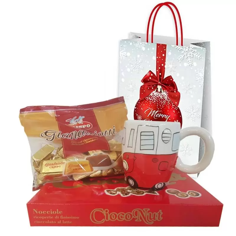 CONFEZIONE REGALO - CIOCONUTS E TAZZA KITCR04