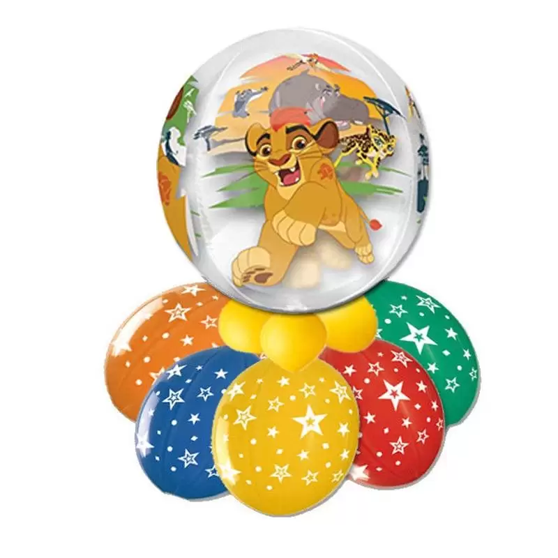 BOUQUET DI PALLONCINI IL RE LEONE - CENTROTAVOLA PER FESTE