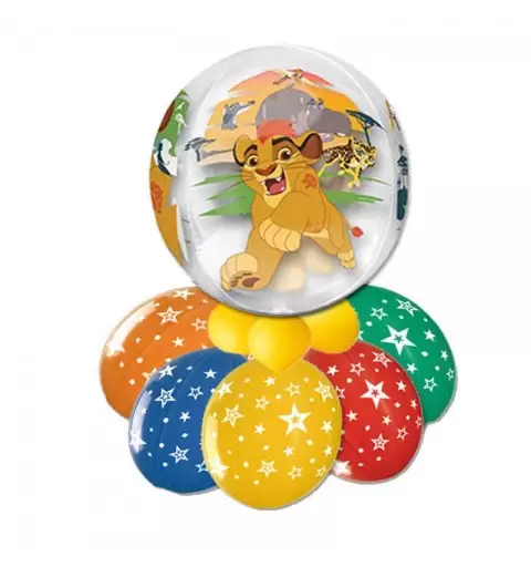 BOUQUET DI PALLONCINI IL RE LEONE - CENTROTAVOLA PER FESTE