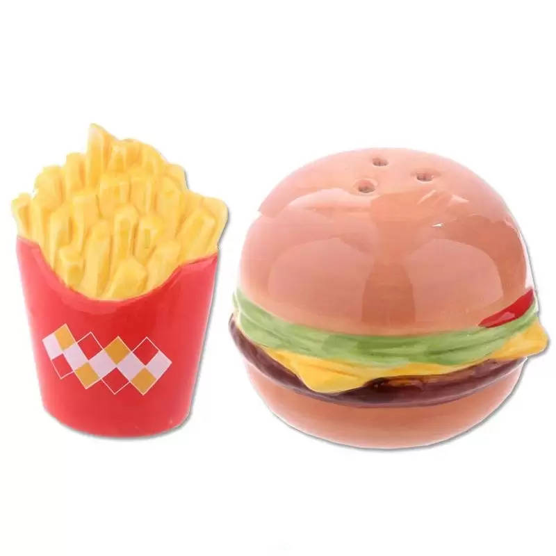 PORTA SALE E PEPE HAMBURGER - ACCESSORI CUCINA ORIGINALI