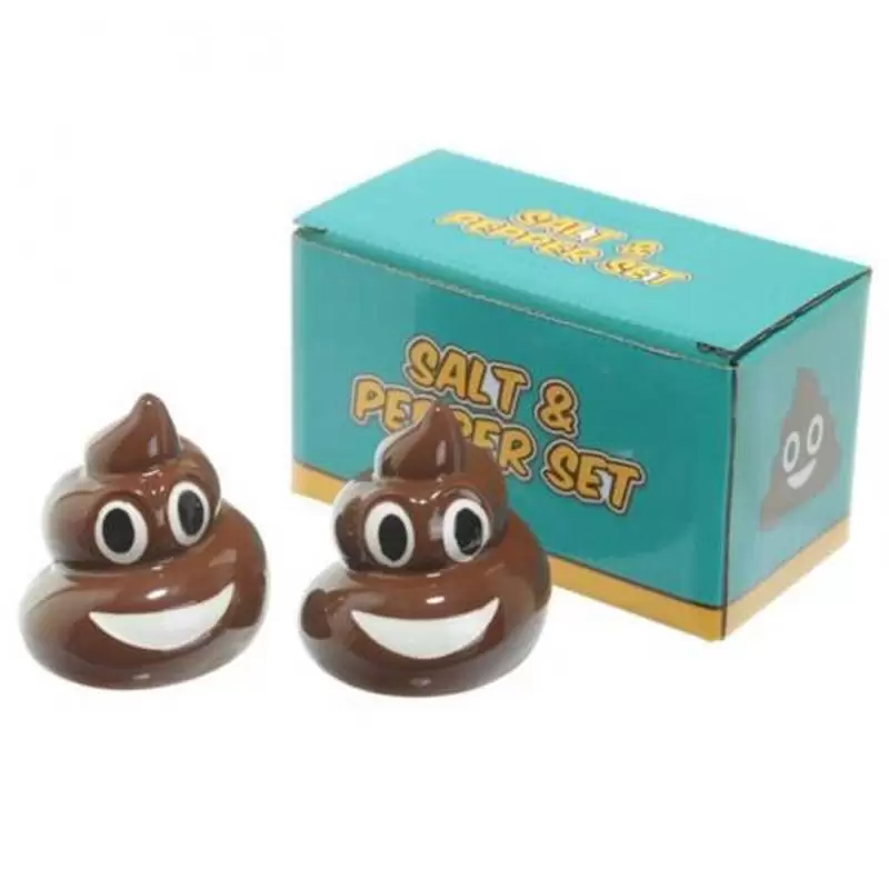 PORTA SALE E PEPE POOP - ACCESSORI CUCINA ORIGINALI