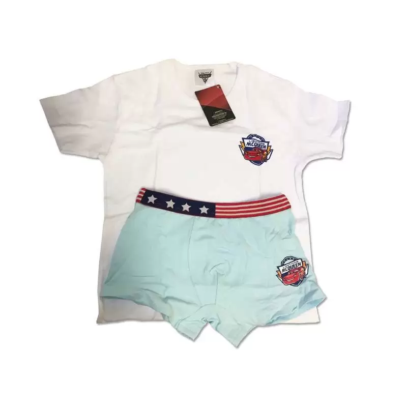 COMPLETO INTIMO DISNEY - COORDINATO CARS BAMBINO