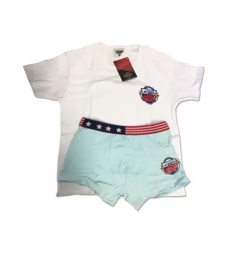 COMPLETO INTIMO DISNEY - COORDINATO CARS BAMBINO