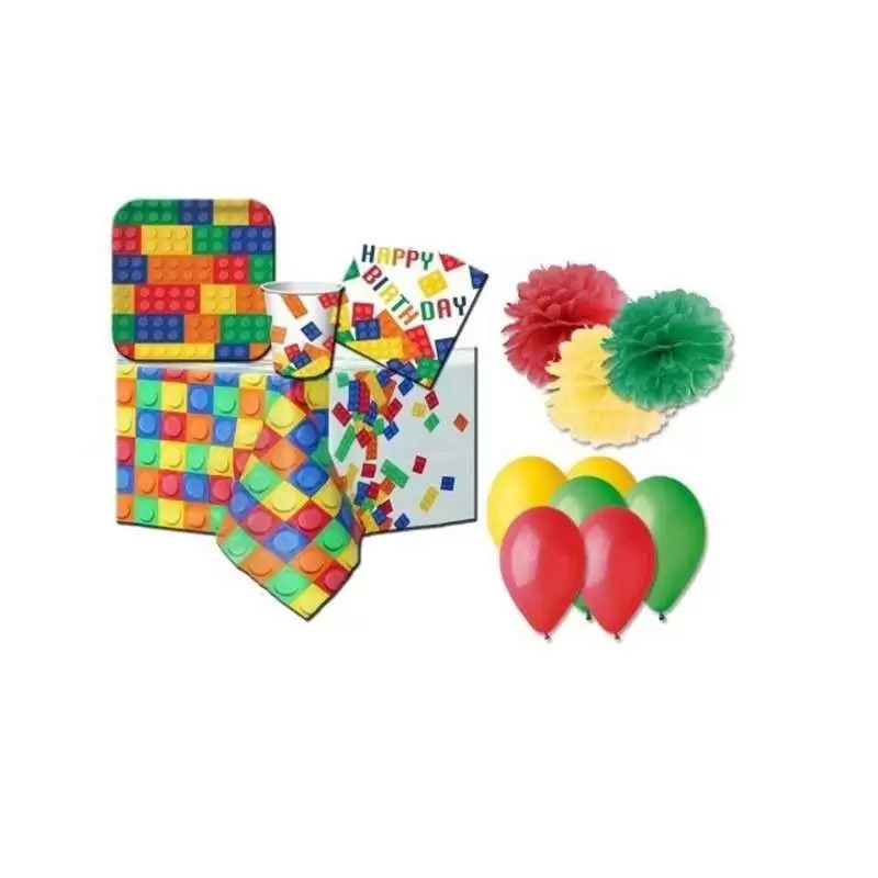 KIT N.49 LEGO - ACCESSORI TAVOLA PER COMPLEANNO