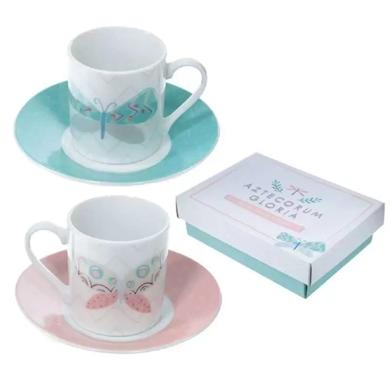 TAZZINE DA CAFFÈ - SET DA DUE IN PORCELLANA