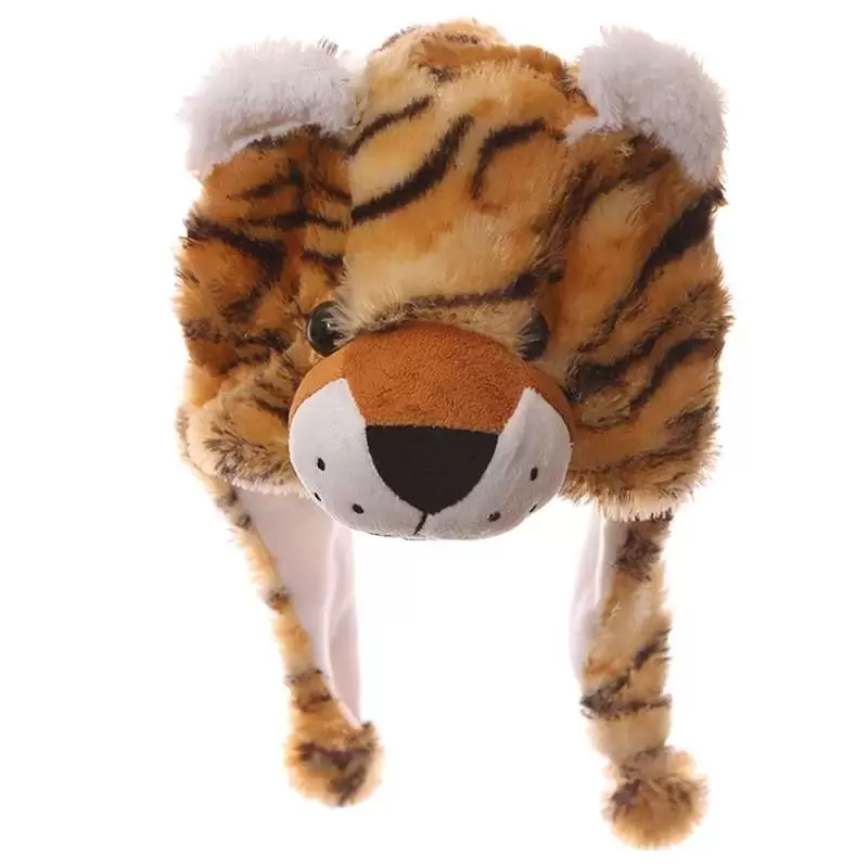 CAPPELLO TIGRE - COPRICAPO CALDO E DIVERTENTE PER BAMBINI