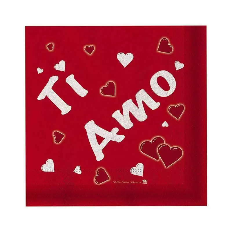 TOVAGLIOLI SAN VALENTINO - ROSSI TI AMO