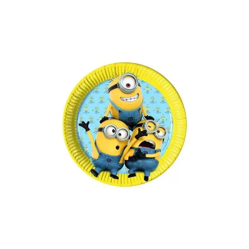 IRPot - KIT N 35 COORDINATO TAVOLA CATTIVISSIMO ME MINIONS COMPLEANNO BAMBINI 