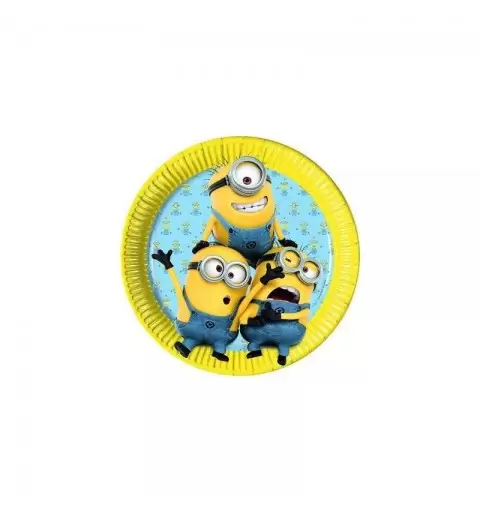 IRPot - KIT N 35 COORDINATO TAVOLA CATTIVISSIMO ME MINIONS COMPLEANNO BAMBINI 