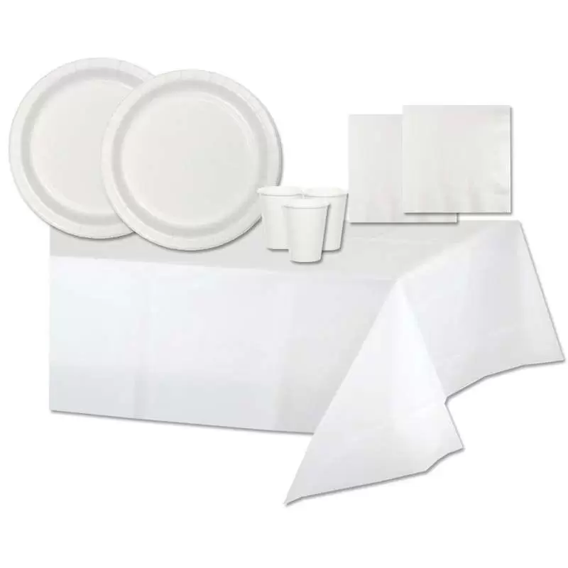 KIT N.16 BIANCO - ACCESSORI TAVOLA
