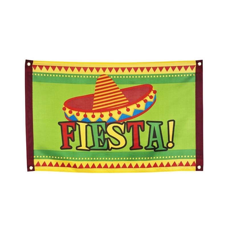 3 Pezzi Bandiere di Festa Messicane Banner Messicano Fiesta Plastica Grande Bandiere Messicane di Plastica Picado per Decorazione di Casa di Festival e Forniture di Feste 