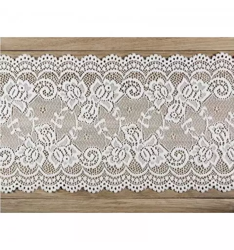ROTOLO DI PIZZO BIANCO - DECORAZIONE PER TAVOLI
