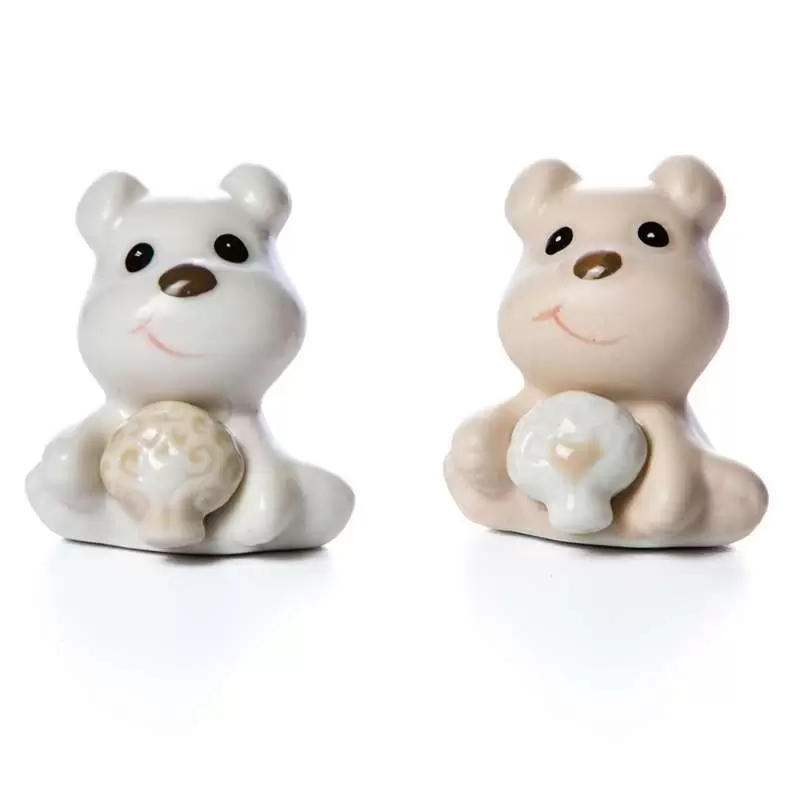 STATUINA A FORMA DI CAGNOLINO - IDEA PER BOMBONIERA