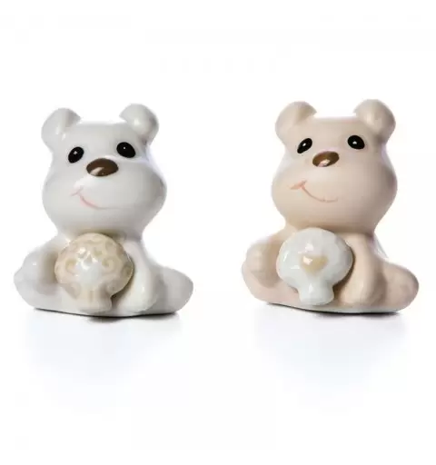 STATUINA A FORMA DI CAGNOLINO - IDEA PER BOMBONIERA