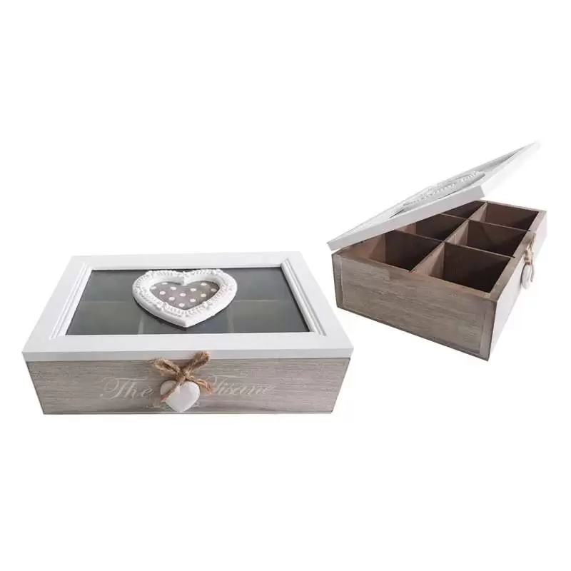 SCATOLA LEGNO CON CUORE - IDEA REGALO