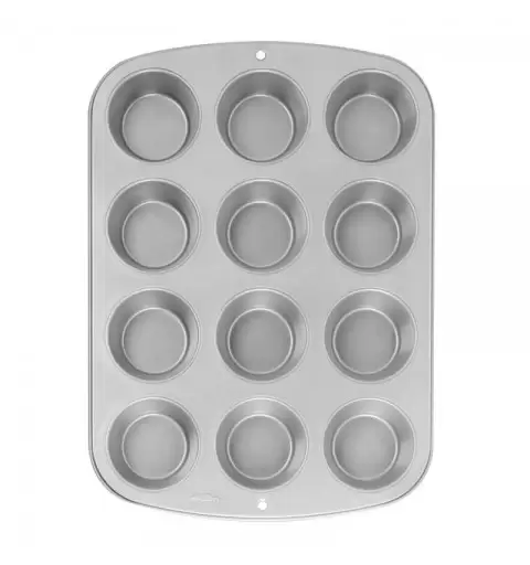STAMPO MUFFIN IN ALLUMINIO - PIASTRA ANTIADERENTE