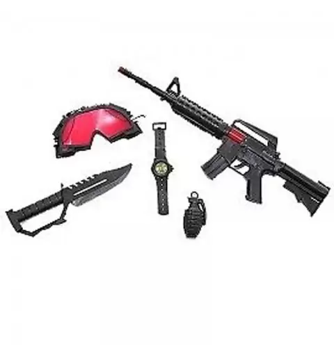 SET DI ACCESSORI MILITARI GIOCATTOLO - PER TRAVESTIMENTI E FESTE