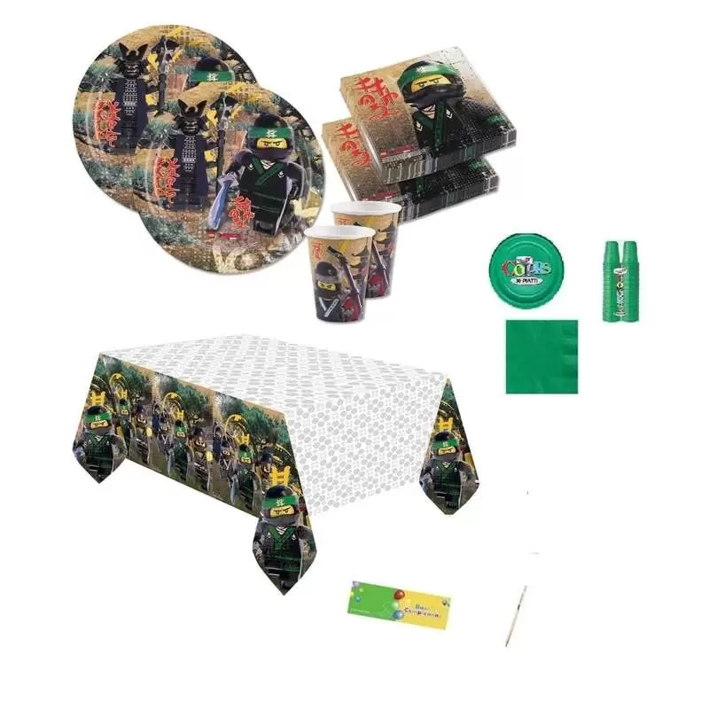 KIT N.7 NINJAGO - ACCESSORI TAVOLA