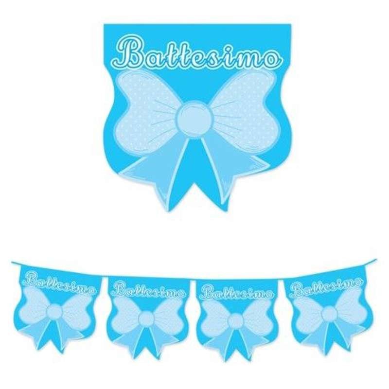 KIT N.55 BATTESIMO SONAGLIO CELESTE - SET TAVOLA