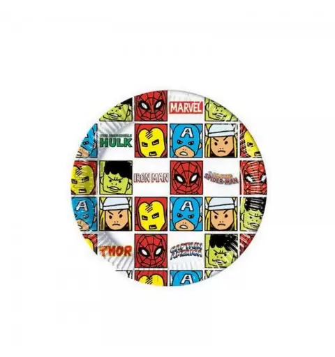 PIATTINI DESSERT - AVENGERS COMICS