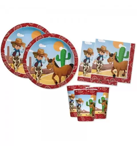 KIT N.2 COWBOY - ACCESSORI TAVOLA