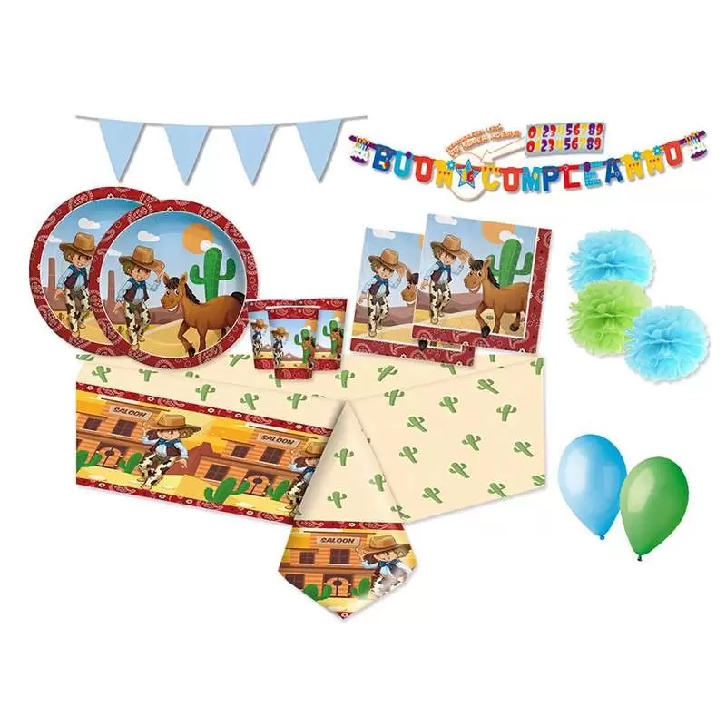KIT N.55 COWBOY - SET PER FESTE