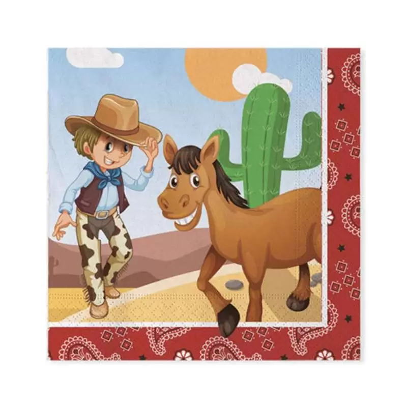 KIT N.54 COWBOY - ARTICOLI PER LA TAVOLA