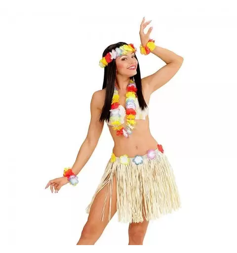 SET HAWAI - COLLANA FASCIA E BRACCIALETTI