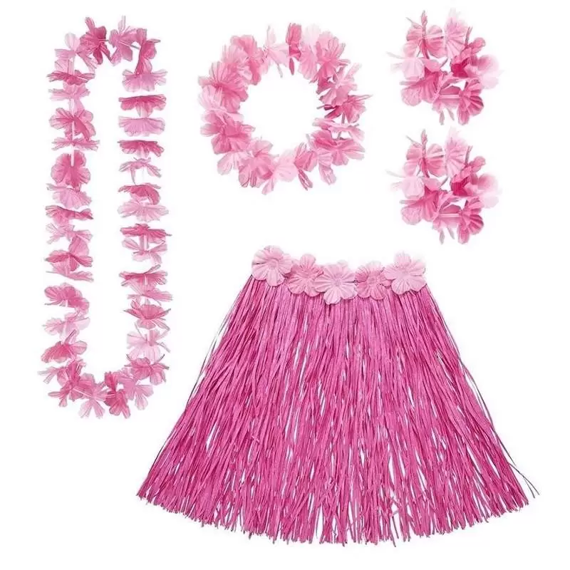 SET HAWAIANO - ROSA O CELESTE