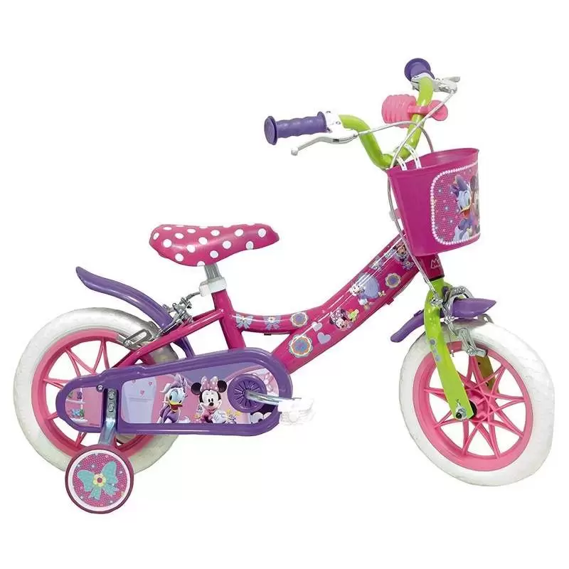 BICICLETTA MINNIE E PAPERINA - IDEA REGALO PER BAMBINA